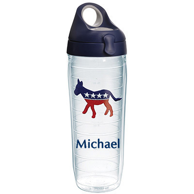 Democratic Donkey Personalized Tervis Water Bottle